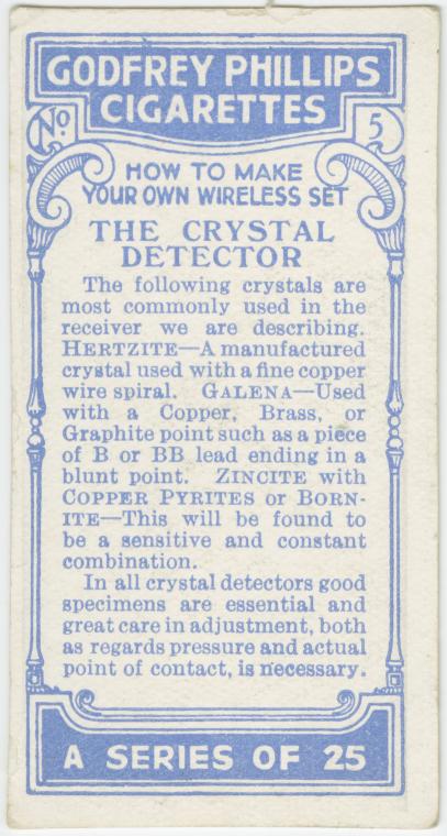 The Crystal Detector.