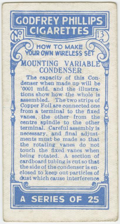 Mounting Variable Condenser.