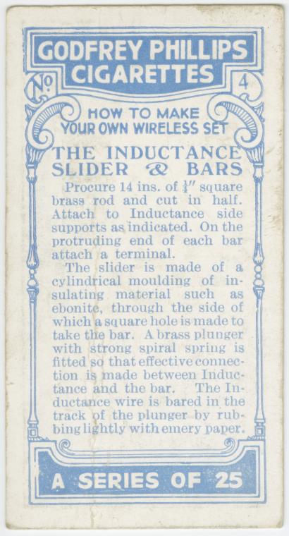 The Inductance Slider and Bars.