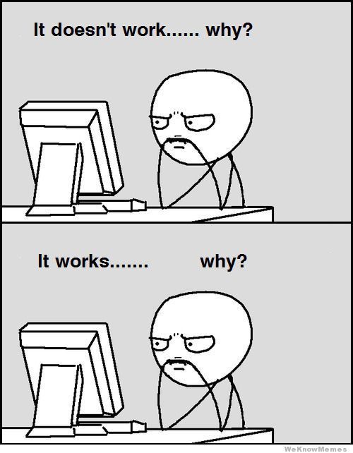 FRED - CODE BUG Man Thinking?