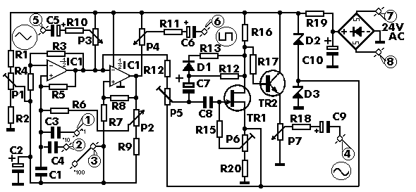 Sine/Triangle/Square Oscillator
