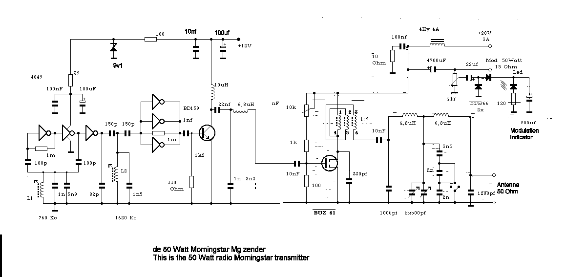 Figure 894 : 50 Watt AM Transmitter 50 Watt AM Transmitter