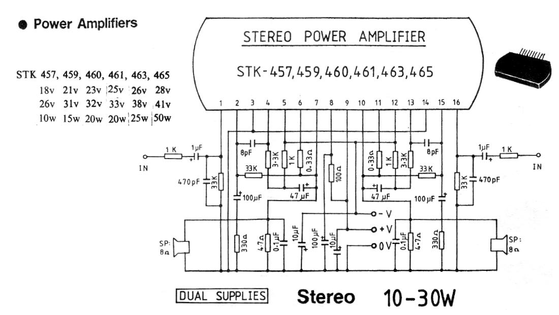 Figure 862 : 10-30W Stereo Power Amplifier 10-30W Stereo Power Amplifier