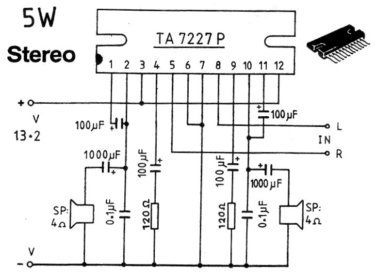 Figure 891 : 5W Stereo Power Amplifier 5W Stereo Power Amplifier