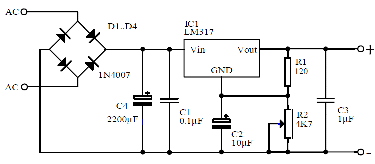 Power Supply 1.5-35V 1A