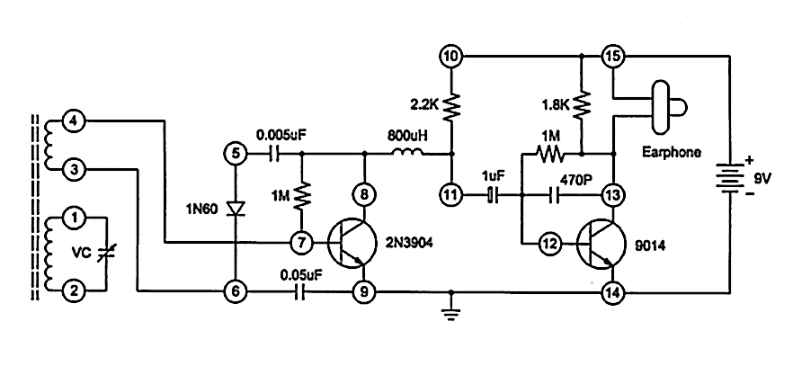 Crystal Detector With Amplifier