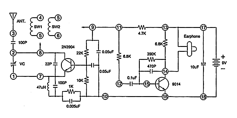 Shortwave Radio Schematic