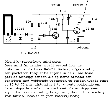 Figure 1009 : RF Powered FM Microphone RF Powered FM Microphone