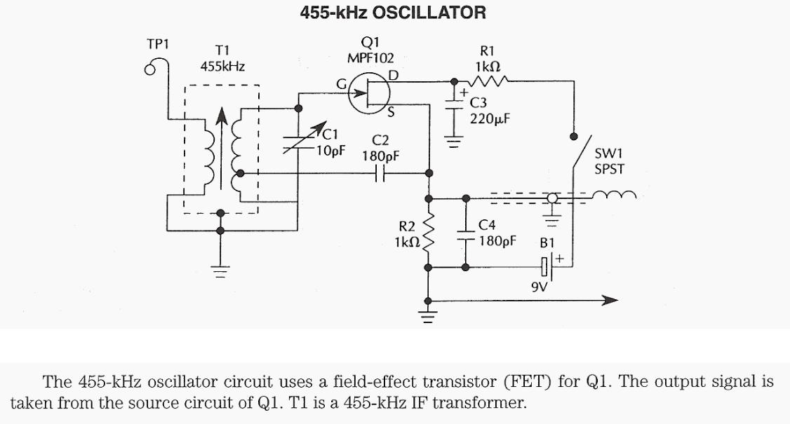 Figure 882 : 455 kHz Oscillator 455 kHz Oscillator