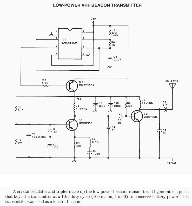 Figure 985 : Low Power VHF Beacon Transmitter Low Power VHF Beacon Transmitter