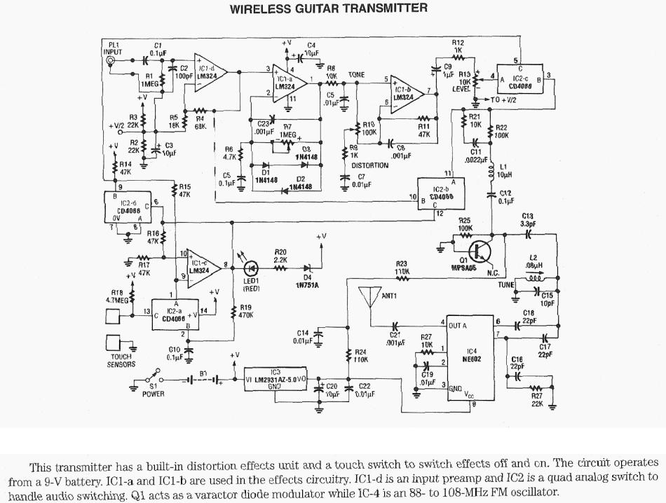 Figure 1108 : Wireless Guitar Transmitter Wireless Guitar Transmitter