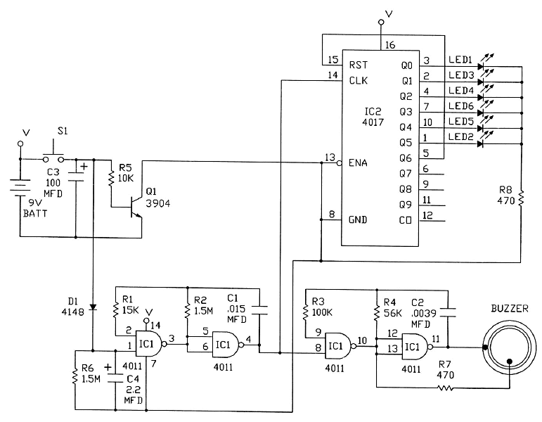 Random LED Sequence Generator