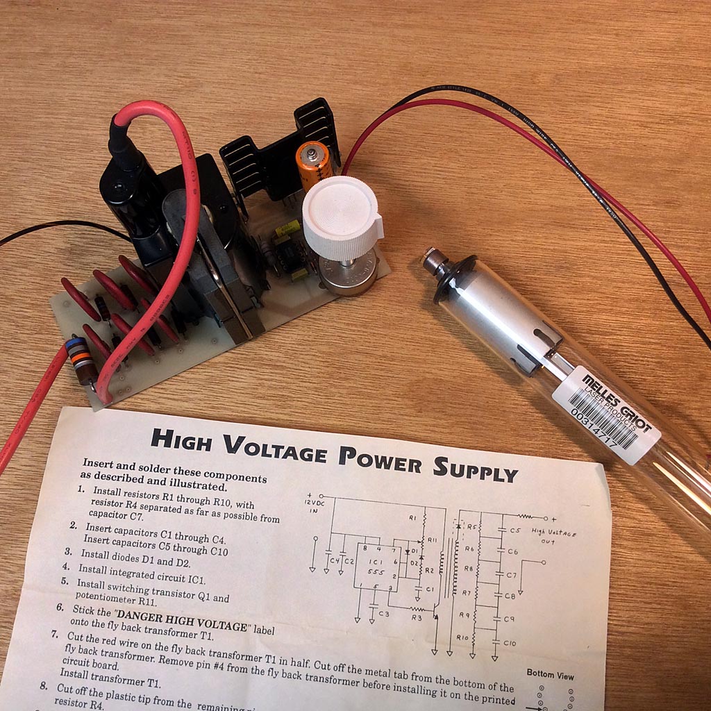 Helium-Neon Laser Power Supply