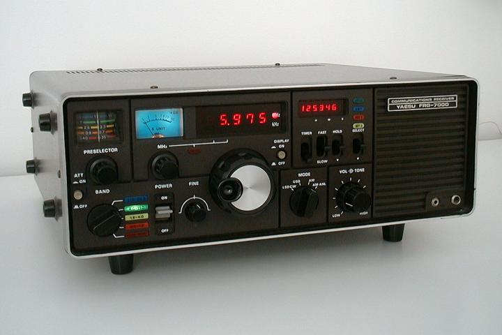 <b>Yaesu Musen Co. Ltd. FRG-7000</b> (1980) : Figure 5 : Similar my other  receiver covering 250kHz-29.999MHz. Though this one is modified with narrow AM filters and a different front end RF  transistor. Will change the lamps to LED. (black controls) : 